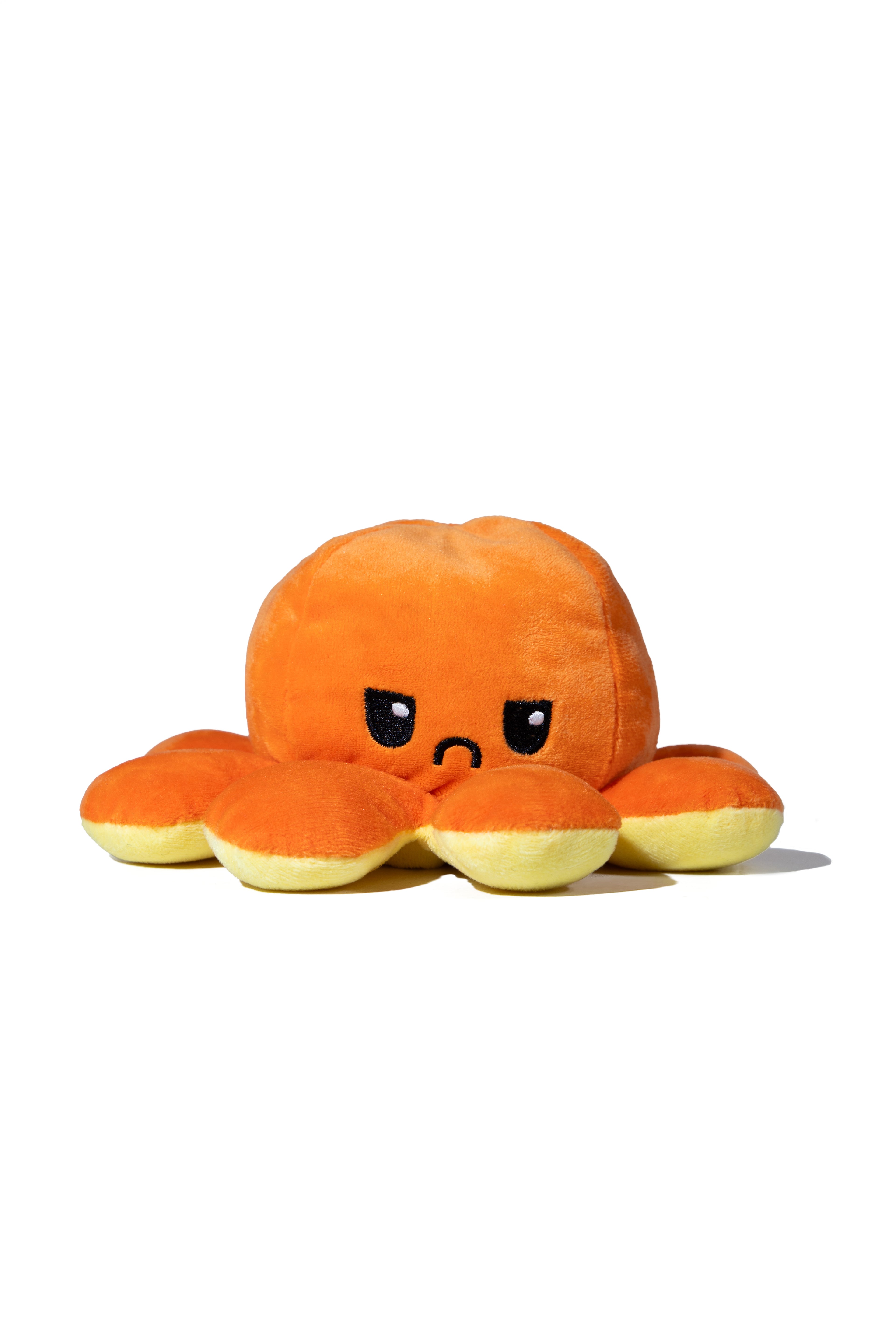 octopus plushie Yellow x Orange